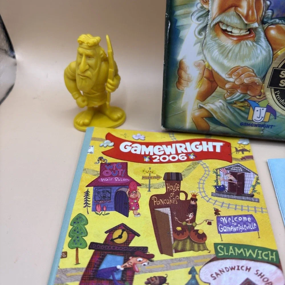 Zeus on the Loose Card Game Complete Gamewright 2006 Kids Strategy Play Dr Toy